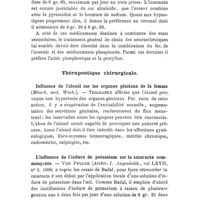 0035 - Page 31 - Revue des travaux français et étrangers. Thérapeutique médicale. Le traitement médicamenteux de la neurasthénie (Med. klinik.). / Thérapeutique chirurgicale. Influence de l'alcool sur les organes génitaux de la femme (Münch. med. Woch.). / L'influence de l'iodure de potassium sur la cataracte commençante