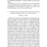 0059 - Page 55 - Société de thérapeutique. Séance du 23 décembre 1908. A l'occasion du procès-verbal. Sur le fluoroforme, par le Dr E. Schoull... / I. - L'isotonie des liquides médicamenteux mis au contact des surfaces cutanées ou muqueuses lésées ou des tissus profonds, par M. C. Fleig