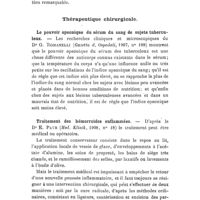 0078 - Page 74 - Revue des travaux français et étrangers. Thérapeutique médicale. Traitement de la tuberculose par le sérum de Marmorek. / Thérapeutique chirurgicale. Le pouvoir opsonique du sérum du sang de sujets tuberculeux. / Traitement des hémorroïdes enflammées