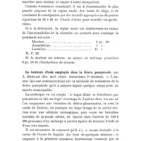 0080 - Page 76 - Revue des travaux français et étrangers. Thérapeutique chirurgicale. Traitement des hémorroïdes enflammées. / La teinture d'iode employée dans la fièvre puerpérale, par A. Mergari (Soc. med. clinic. Anconitana, 6e réunion)