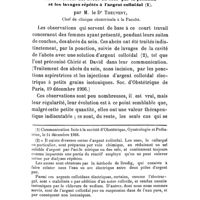 0089 - Page 85 - Thérapeutique chirurgicale. Le traitement des abcès du sein par la ponction et les lavages répétés à l'argent colloïdal, par M. le Dr Theuveny..