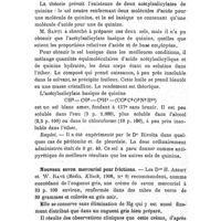 0115 - Page 111 - Revue des travaux français et étrangers. Pharmacologie. Acétylsalicylate basique de quinine, nouveau sel de quinine utilisable en thérapeutique (Bull. chim. farm., traduit par Journ. de pharm. et de chimie). / Nouveau savon mercuriel pour frictions