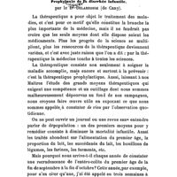 0117 - Page 113 - Pédiatrie. Prophylaxie de la diarrhée infantile, par le Dr Delabrosse..