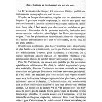 0187 - Page 183 - Revue de pharmacologie. Anesthésie dentaire. / Contribution au traitement du mal de mer