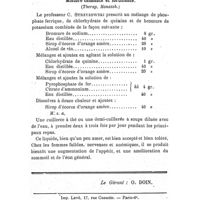0436 - Page 432 - Formulaire. Mixture calmante et fortifiante. (Therap. Monatsh.)