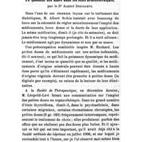 0517 - Page 513 - Thérapeutique médicale. La question des doses dans les états neurasthéniques, par le Dr Albert Deschamps