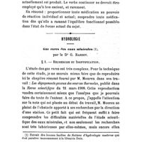0529 - Page 525 - Thérapeutique médicale. La question des doses dans les états neurasthéniques, par le Dr Albert Deschamps. / Hydrologie. Gaz rares des eaux minérales, par le Dr G. Bardet