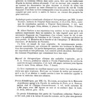 0554 - Page 550 - Bibliographie. La syphilis et les maladies vénériennes, par Ernest Finger... Traduit de l'allemand par MM. Doyon, P. El. Spillmann... Alcan, éditeur... / Pathologie gastro-intestinale clinique et thérapeutique, par MM. Albert-Mathieu... et Jean-Ch. Roux... Doin, éditeur... / Manuel de thérapeutique clinique des maladies tropicales, par le D. A. Guillon... Doin, éditeur... / Précis d'obstétrique, par MM. Ch. Maygrier... et A. Schwab... O. Doin, éditeur..