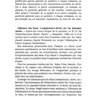 0560 - Page 556 - Revue des travaux français et étrangers. Physiothérapie. Accidents nerveux produits par la fulguration et l'électrocution. / Influence des bains à température élevée sur les échanges azotés