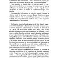 0592 - Page 588 - Revue des travaux français et étrangers. Gynécologie et Obstétrique. Traitement des vomissements pendant la grossesse. / Sur l'emploi des solutions de chlorure de zinc dans le traitement de l'endométrite