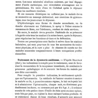 0634 - Page 630 - Revue des travaux français et étrangers. Thérapeutique médicale. Traitement de la constipation chronique. / Traitement de la dysenterie amibienne