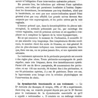 0639 - Page 635 - Revue des travaux français et étrangers. Gynécologie et Obstétrique. Traitement chirurgical de l'infection puerpérale. / La dysménorrhée fonctionnelle et son traitement
