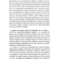0670 - Page 666 - Revue des travaux français et étrangers. Thérapeutique médicale. Traitement du goitre exophtalmique par le sulfate de quinine. / Le plâtre sec comme moyen de traitement de la variole