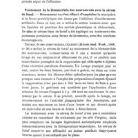 0675 - Page 671 - Revue des travaux français et étrangers. Pédiâtrie. Emploi d'une eau salée et bicarbonatée sodique pour le traitement, par la diète hydrique, de la gastro-entérite aiguë des nourrissons (Monatsschr. f. Kinderheilk). / Traitement de la blennorrhée des nouveau-nés avec le sérum du boeuf