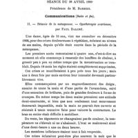 0732 - Page 728 - Société de thérapeutique. Séance du 28 avril 1909. Communications (Suite et fin). II. - Tétanie de la ménopause. - Opothérapie ovarienne, par Paul Dalché