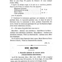 0740 - Page 736 - Carnet du praticien. Traitement de l'asthme (A. Robin). / Revue analytique. I. - Nouvelle méthode de narcose mixte (véronal dionine-chloroforme)