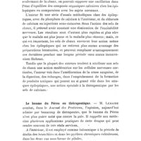 0750 - Page 746 - Revue des travaux français et étrangers. Pharmacologie. Épilepsie et sels de calcium. / Le baume du Pérou en thérapeutique