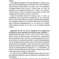 0800 - Page 796 - Revue des travaux français et étrangers. Maladies vénériennes. Traitement de l'ulcère vénérien par les irrigations chaudes. / Expérience de dix ans sur le traitement de la syphilis par les injections intra-musculaires de sels mercuriels insolubles