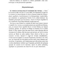 0803 - Page 799 - Revue des travaux français et étrangers. Maladies vénériennes. Traitement de l'ophtalmie blennorragique chez l'adulte et chez les enfants avec la pommade bléno-lenicet. / Physiothérapie. La teinture de thuya dans le traitement des verrues