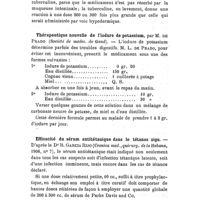 0831 - Page 827 - Revue des travaux français et étrangers. Thérapeutique médicale. Emploi interne de la tuberculine. / Thérapeutique nouvelle de l'iodure de potassium, par M. de Prado (Société de médec. de Gand). / Efficacité du sérum antitétanique dans le tétanos aigu