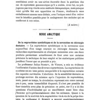 0869 - Page 865 - Société de thérapeutique. Séance du 26 mai 1909. Communications. II. - Opsonines et thérapeutique opsonisante par les vaccins de Wright, (présentation d'ouvrage), par le Dr René Gaultier... (A suivre.). / Revue analytique. De la suprarénine synthétique et de la novocaïne en chirurgie dentaire