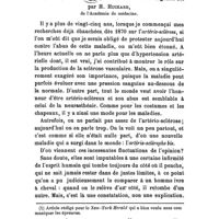0885 - Page 881 - Thérapeutique médicale. Ce qu'est l'artério-sclérose, comment l'éviter et la guérir, par H. Huchard..