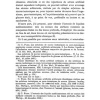 0908 - Page 904 - Société de thérapeutique. Séance du 26 mai 1909. Communications. (Suite.). V. - Isotonie des eaux minérales à injecter réalisée par les sucres, par C. Fleig