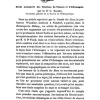 0005 - Page 1 - Hydrologie et climatologie. Étude comparée des stations de France et d'Allemagne, par le Dr G. Bardet..