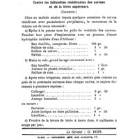 0036 - Page 32 - Formulaire. Contre les folliculites récidivantes des narines et de la lèvre supérieure. (Darbois.)