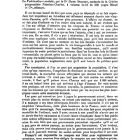 0079 - Page 75 - Bibliographie. La syphilis expérimentale, par les Drs Alfred Lévy-Bing... et Paul Lafont... O. Doin et fils, éditeurs... / La Puériculture sociale, par le Dr Henri Bouquet... Bloud et Compagnie, éditeurs