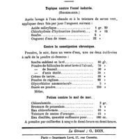 0084 - Page 80 - Formulaire. Topique contre l'acné indurée. (Shoemaker.). / Contre la constipation chronique. / Potion contre le mal de mer