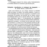 0191 - Page 189 - Revue des thèses. Par Mme P. Laborie. Contribution à l'étude du traitement de la syphilis par l'hectine et l'hectargyre. - Dr Félix Dive. (1910). / Pathogénie, classification et traitement des dyspepsies. - M. André Molina. (1910)