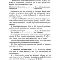 0271 - Page 269 - Revue des travaux français et étrangers. Thérapeutique chirurgicale. Traitement des érosions traumatiques de la cornée. / Le traitement des hémorroïdes