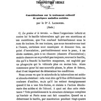 0323 - Page 321 - Thérapeutique sociale. Considérations sur le traitement collectif de quelques maladies sociales. Par le Dr. J. Laumonier. (Suite.)
