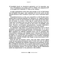 0430 - Page 428 - Bibliographie. L'Anesthésie locale en dentisterie opératoire, par la novocaïne, par Ch.-J. Fleischmann, avec préface du Dr J. Tellier... O. Doin et fils, éditeurs