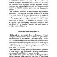 0432 - Page 430 - Revue des travaux français et étrangers. Thérapeutique médicale. Traitement mécanique de l'aérophagie par la « pince nasale ». / Thérapeutique chirurgicale. Iridectomie et sclérectomie dans le glaucome