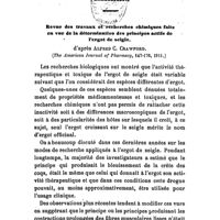 0435 - Page 433 - Pharmacologie. Revue des travaux et recherches chimiques faits en vue de la détermination des principes actifs de l'ergot de seigle, d'après Alfred C. Crawford. (The American Journal of Pharmacy, 147-176, 1911.)