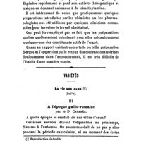 0466 - Page 464 - Pharmacologie. Revue des travaux et recherches chimiques faits en vue de la détermination des principes actifs de l'ergot de seigle, d'après Alfred C. Crawford. (The American Journal of Pharmacy, 147-176, 1911.). / Variétés. La vie aux eaux. (Suite). III. A l'époque gallo-romaine par le Dr Cabanès