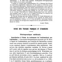 0512 - Page 510 - Bibliographie. Traité élémentaire de thérapeutique, 6e édition... par M. le Dr A. Manquat. (J.-B. Baillière et fils.). [Albert Robin]. / Revue des travaux français et étrangers. Thérapeutique médicale. Contribution à l'étude du traitement de l'ostéomalacie par l'adrénaline