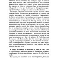 0513 - Page 511 - Revue des travaux français et étrangers. Thérapeutique médicale. Contribution à l'étude du traitement de l'ostéomalacie par l'adrénaline. / A propos de l'emploi du salicylate de soude à haute dose