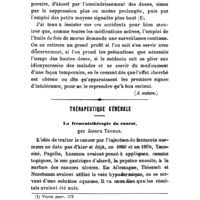 0581 - Page 579 - Hôpital Beaujon. - Clinique thérapeutique. Traitement de la tuberculose, par le Professeur Albert Robin... (A suivre.). / Thérapeutique générale. La fermentothérapie du cancer, par Joseph Thomas
