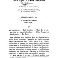 0595 - Page 593 - Hôpital Beaujon. - Clinique thérapeutique. Traitement de la tuberculose, par le Professeur Albert Robin... (Suite et fin.)