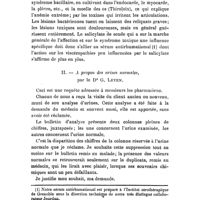 0624 - Page 622 - Société de thérapeutique. Séance du 11 octobre 1911. Communications. I. - Rhumatisme cérébral rebelle au salicylate de soude guéri par le sérum antirhumatismal de G. Rosenthal, par le Dr Dardelin. / II. - A propos des urines normales, par le Dr G. Leven