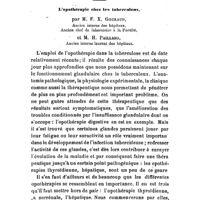 0643 - Page 641 - Thérapeutique médicale. L'opothérapie chez les tuberculeux, par M. F. X. Gouraud... et M. H. Paillard..