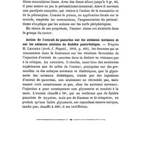 0673 - Page 671 - Revue des travaux français et étrangers. Pharmacologie. L'action pharmacologique du Gonioma Kamossi de l'Afrique du Sud. / Action de l'extrait de pancréas sur les animaux normaux et sur les animaux atteints de diabète pancréatique