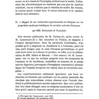 0704 - Page 702 - Société de thérapeutique. Séance du 25 octobre 1911. Communications. I. - Les relations de la cystinurie et du philothion, par le Dr J. de Rey-Pailhade... / II. - Rappel de nos recherches expérimentales et cliniques sur les propriétés excito-péristaltiques de certains extraits d'organes. Par MM. Enriquez et Hallion