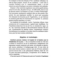 0719 - Page 717 - Revue des travaux français et étrangers. Gynécologie et obstétrique. Traitement des métrorragies par compression instrumentale du col utérin. / Hygiène et toxicologie. Accident pouvant résulter de l'emploi de la benzine pour la désinfection de la peau