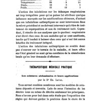 0736 - Page 734 - Hôpital Beaujon. - Clinique thérapeutique. Traitement de la tuberculose, par le Professeur Albert Robin... / Thérapeutique médicale pratique. Les ceintures abdominales et leurs applications par le Dr Ed. Laval