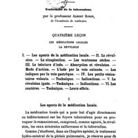 0755 - Page 753 - Hôpital Beaujon. - Clinique thérapeutique. Traitement de la tuberculose. Par le Professeur Albert Robin..