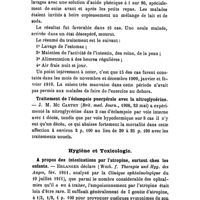0799 - Page 797 - Revue des travaux français et étrangers. Gynécologie et obstétrique. Contribution à la thérapeutique des vomissements incoercibles de la grossesse. / Traitement de l'éclampsie puerpérale avec la nitroglycérine. / Hygiène et toxicologie. A propos des intoxications par l'atropine, surtout chez les enfants